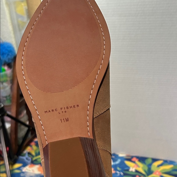 Marc Fisher LTD womens Ander Medium Natural Leather 101 Size 11 NIB - Picture 6 of 7
